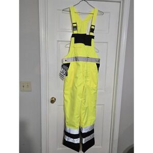 Portwest Contrast Coverall lined NWT S489 Medium Hi Vis yellow/ black